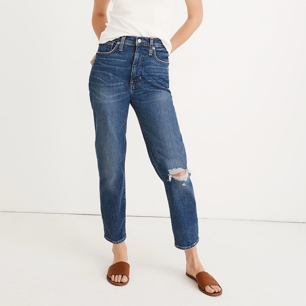 Madewell The Momjean: Comfort Stretch Edition